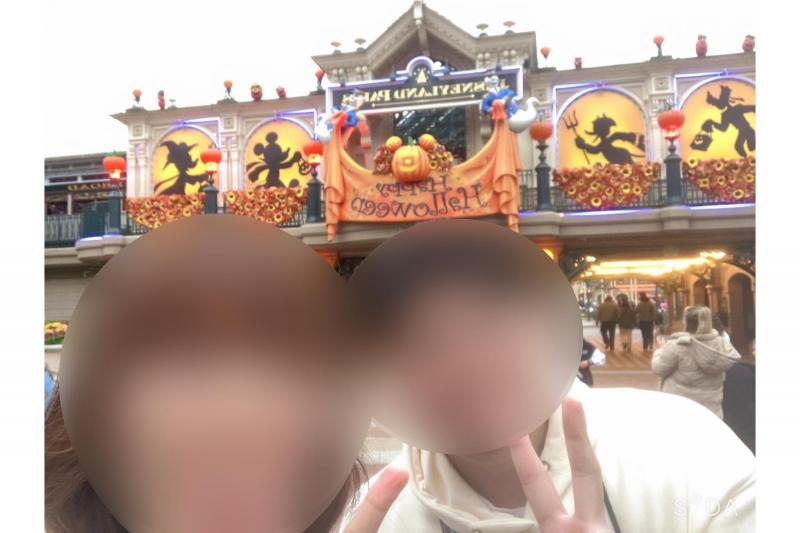 ハローウィン装飾のディズニーランド・パリ