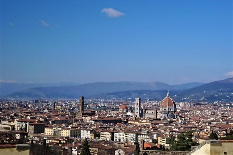 ミケランジェロ広場からの風景（フィレンツェ）