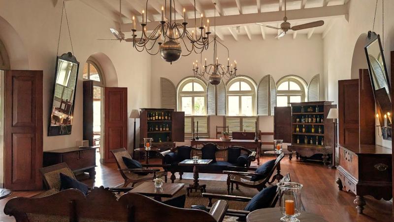 アマンガラのロビーラウンジです。こちらでのんびりとお茶してきました！ 街歩きの途中にかわいいカフェもたくさんあるのですが、アマンガラのロビーラウンジでの休憩もおすすめです。