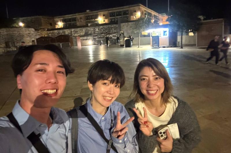 マルタでお世話になった担当の藤原さんと！ ありがとうございました！！