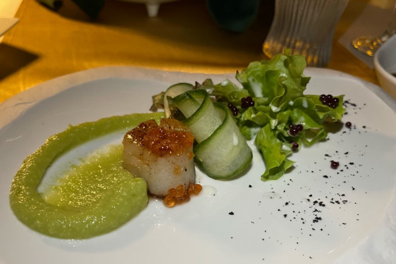 ホタテの前菜