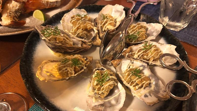 オイスターの料理