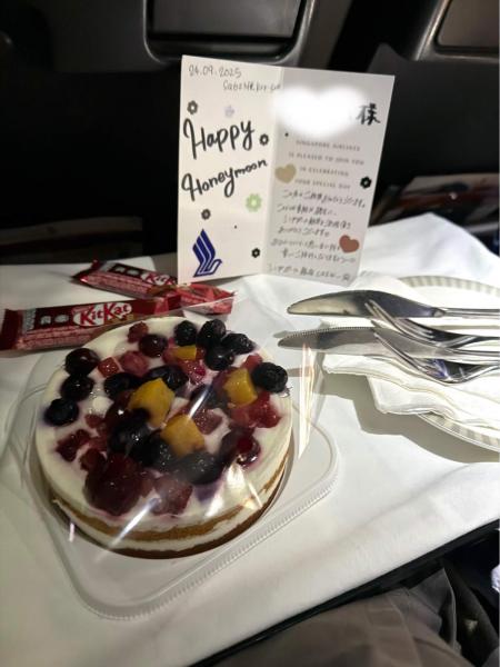 お祝いのメッセージカードまでいただきました！