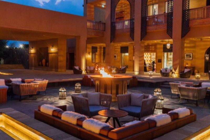 アナンタラ アル ジャバル アル アフダル リゾート 中庭