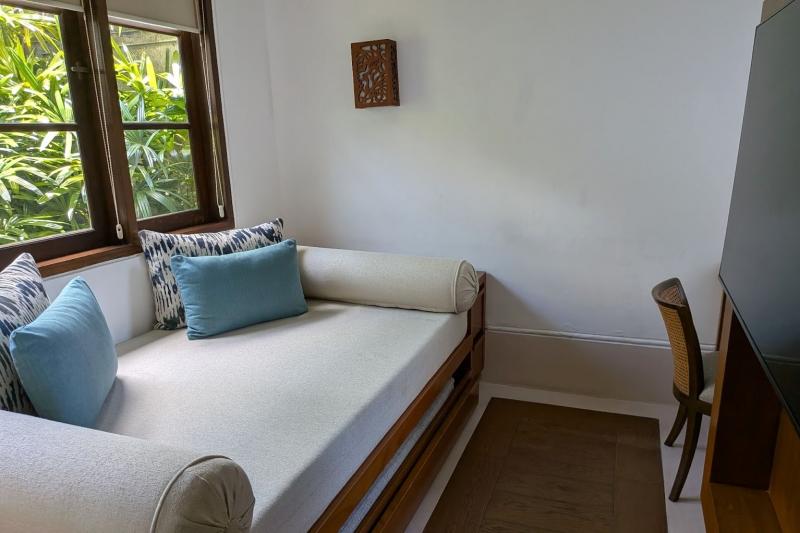 ファミリープレミアヴィラには、このようなキッズルームが備わっています。大人3名、または大人2名＋お子さま2名までご宿泊いただけます。