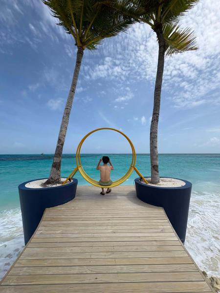 プールのところにあったフォトスポット？