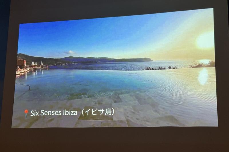 シックスセンシズ イビサの美しいインフィニティプール