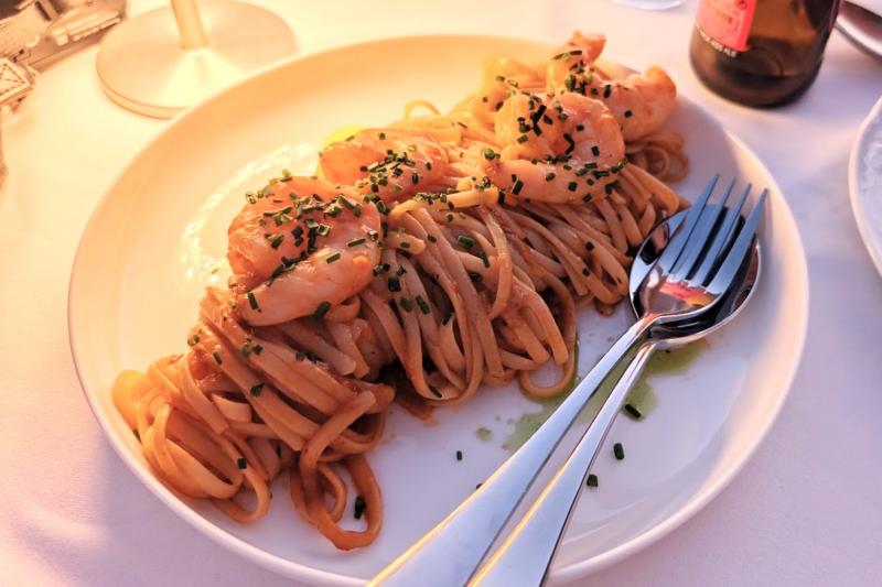 海老のトマトパスタ