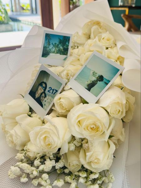 サプライズの花束