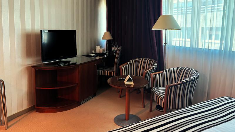 お部屋は通りに面していますが、静かに滞在できました