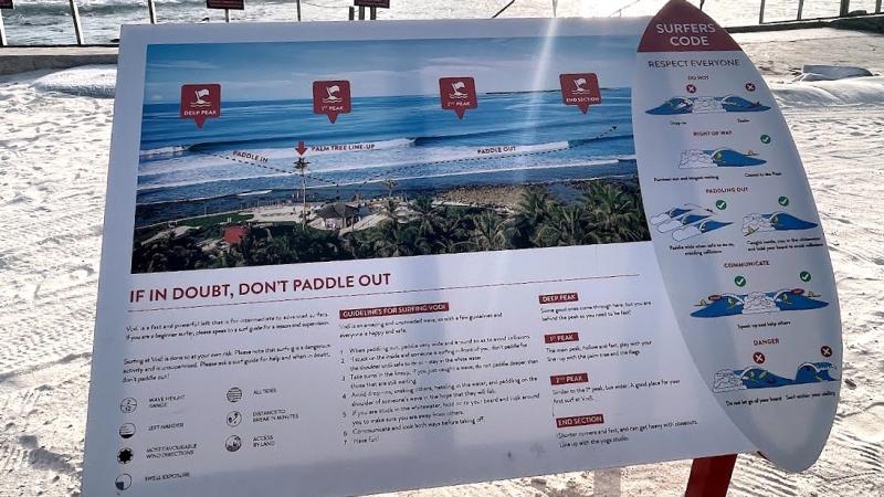 サーフィンができます