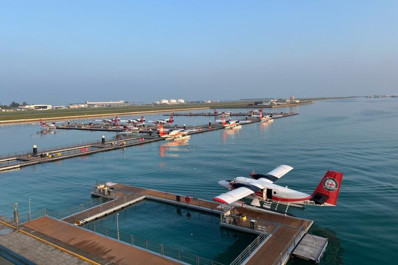水上飛行機ターミナルからの景色