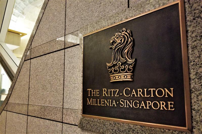 ザ リッツ カールトン ミレニア シンガポールの銘板
