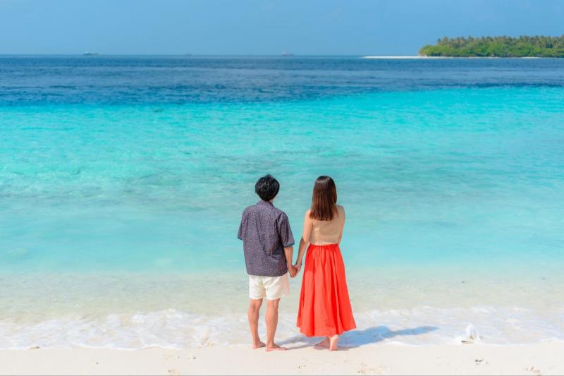 リゾートでフォトシューティング（フォト撮影）。カメラマンさんの写真は素晴らしかったです！