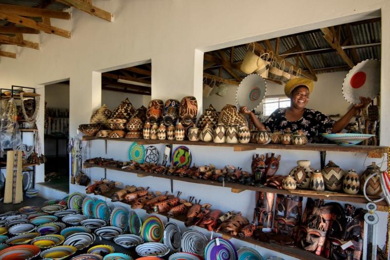 ズールー族のコミュニティ訪問