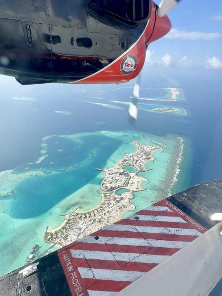 水上飛行機からの景色