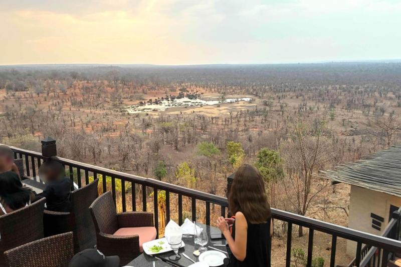 レストランからの眺望