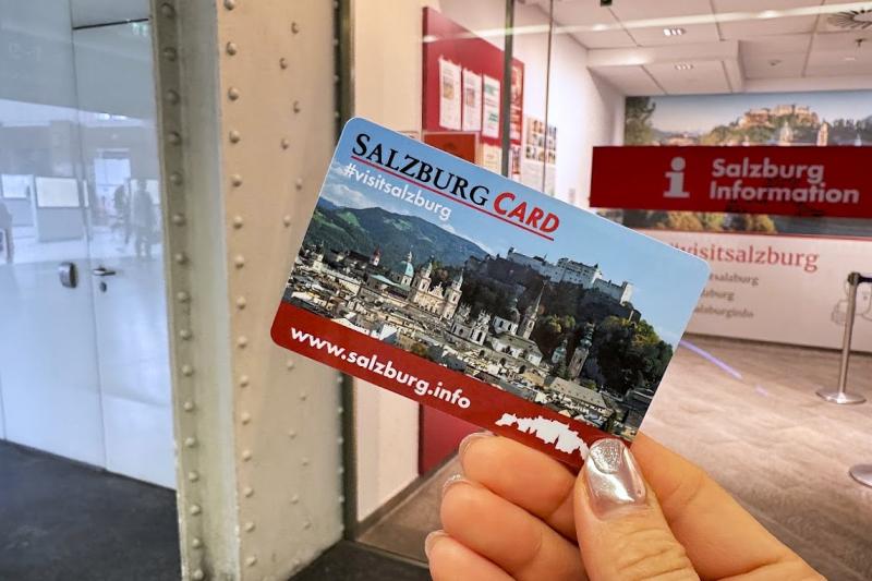 インフォメーションセンターで購入したザルツブルクカード