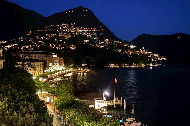ルガーノの夜景