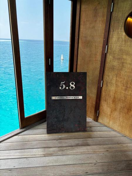 水中レストラン「5.8 アンダーシー レストラン」