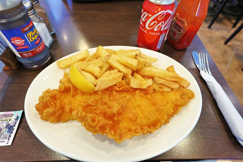 イギリス名物フィッシュ＆チップス