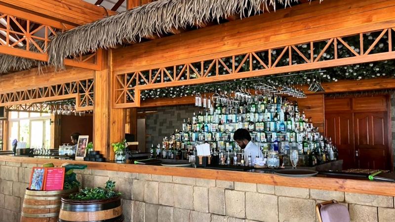 ラペラのバーカウンター