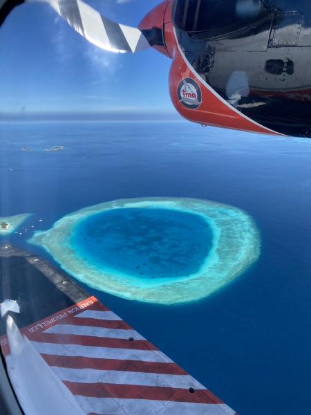 水上飛行機からの眺め