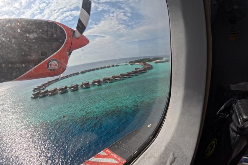 水上飛行機からの景色