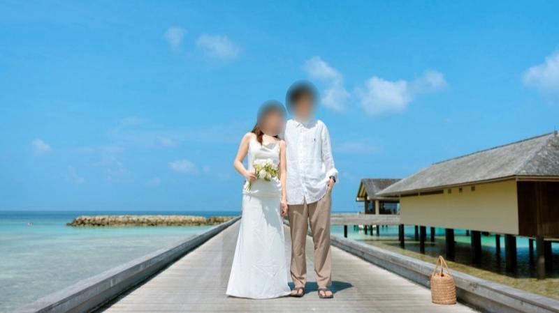 楽しみにしていたハネムーン特典のフォト撮影