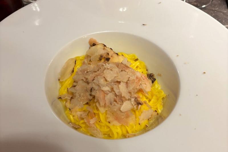 トリュフたっぷりの料理を堪能