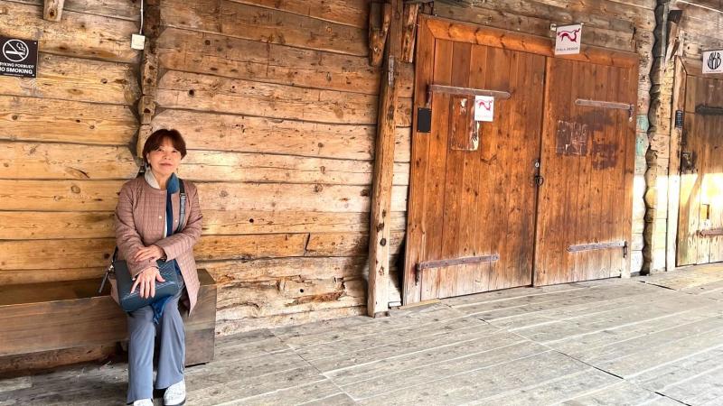 ブリッゲン地区の倉庫街にて