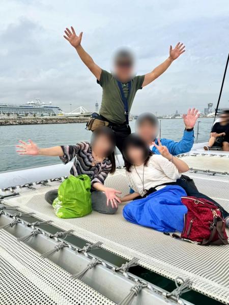 クルーズでのひとコマ