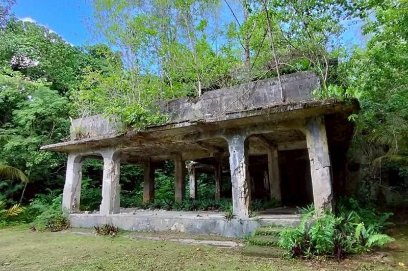 日本軍飛行部隊の司令センターが置かれていた建物