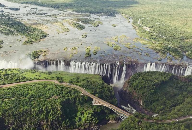 ヘリコプター遊覧からの眺め