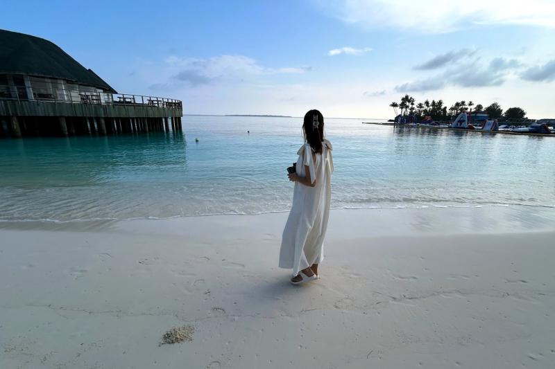 シヤム ワールド モルディブのビーチ。とてもきれいでした