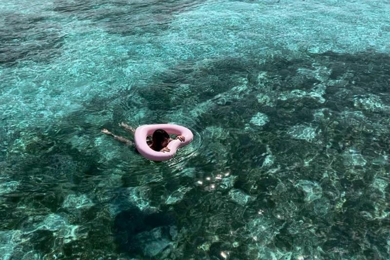 浮き輪便利です