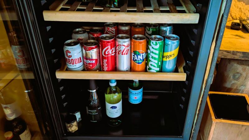 オールインクルーシブの場合は、ミニバーも飲み放題！