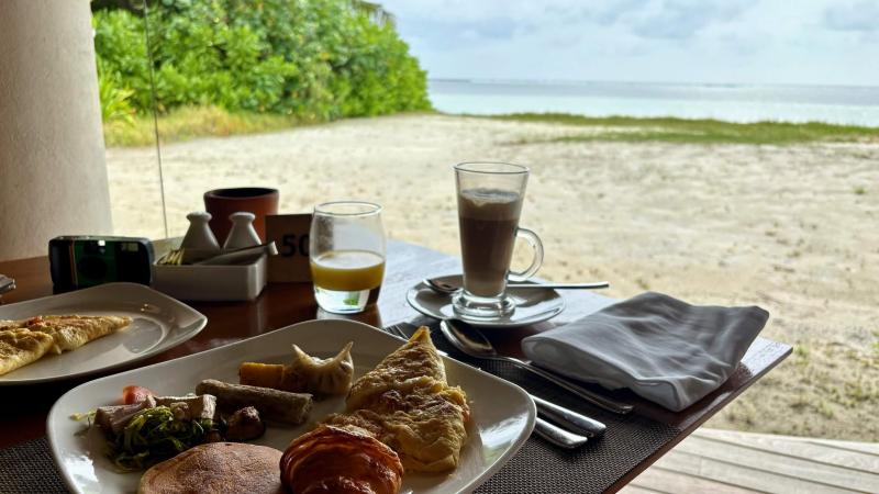 「The Dining Room」での朝食