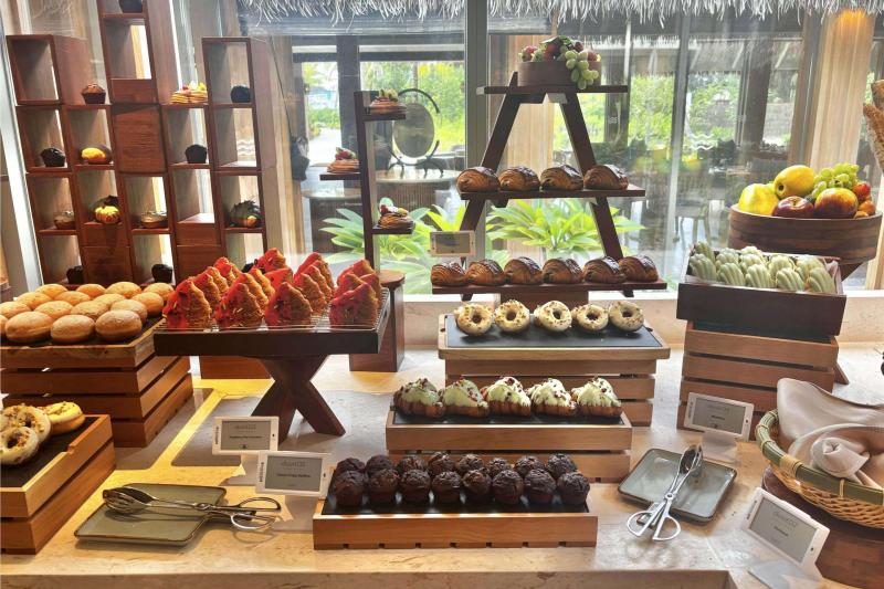 朝食ビュッフェ