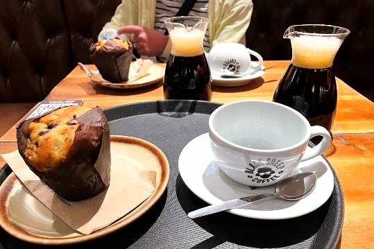 6日目の朝食（ツアー前にカフェにて）