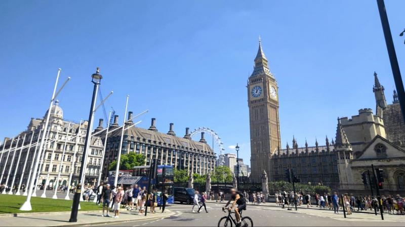ロンドンの街並み