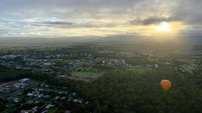 朝焼けのオーストラリア