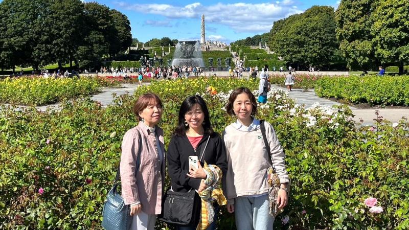 ヴィーゲラン彫刻公園。オスロに来たら外せない場所だそうです