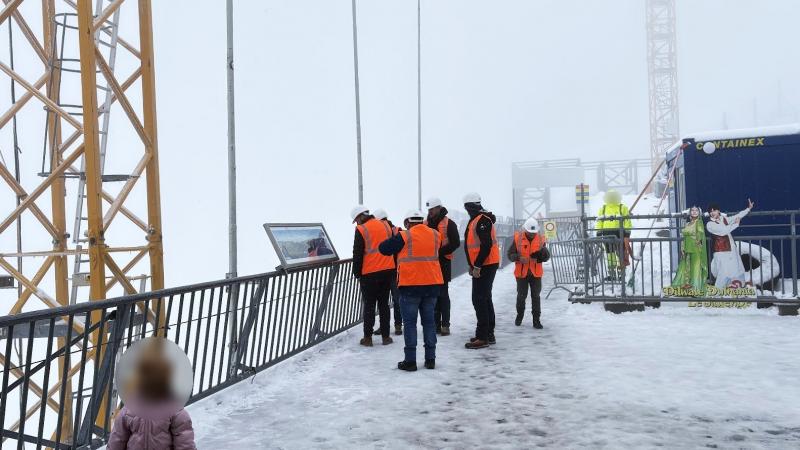 天候不良でアイスフライヤーは運休（T_T）