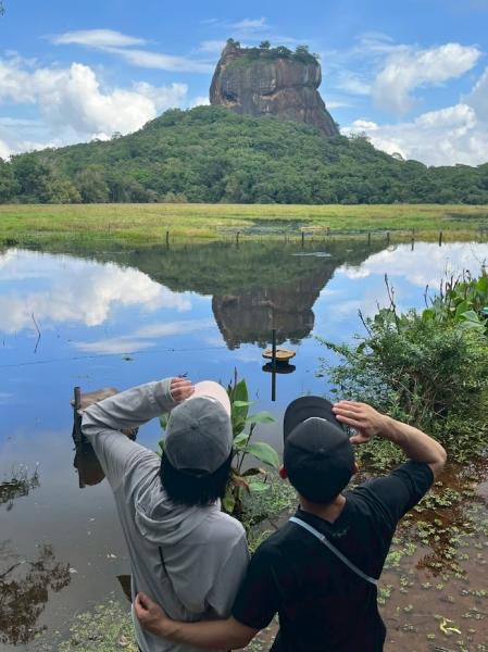 シギリヤロックにて