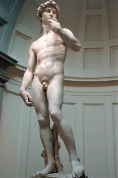 アカデミア美術館にある、ミケランジェロのダビデ像