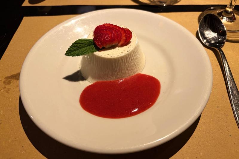 ベネチアで食べたパンナコッタ