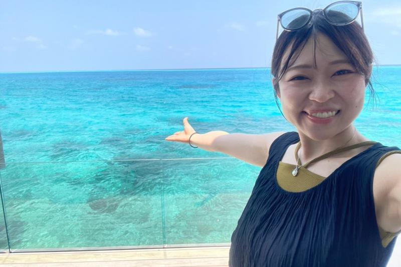 最後の海にご挨拶。いつまで見てても飽きない海でした