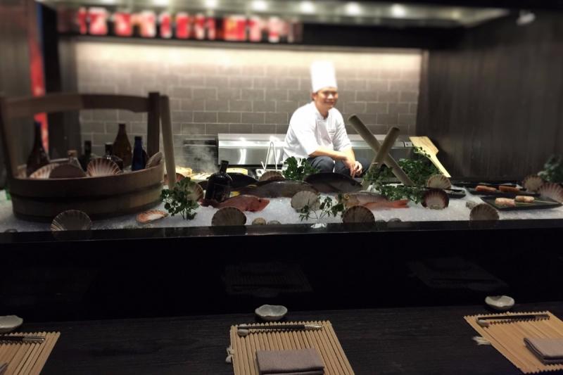 オールインクルーシブには入っていませんが、非常においしいと評判の日本食レストランのUMAMI