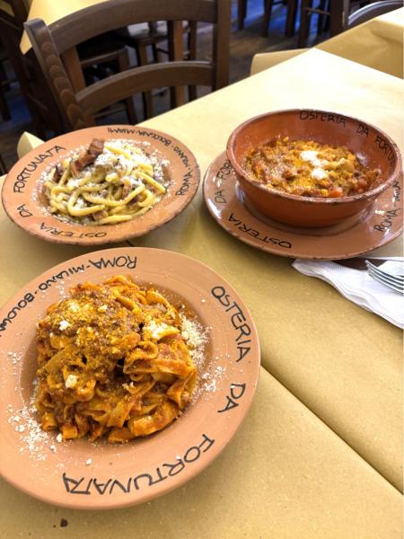 ローマの手打ちパスタ屋さん